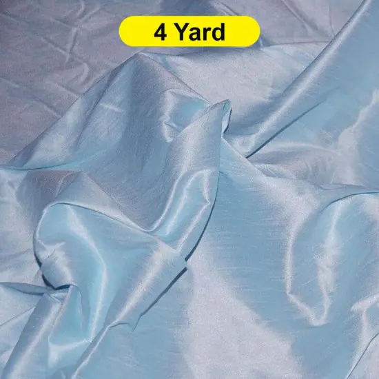Polyester Silk Fabric Faux Silk 54" Wide Baby Blue {1}
