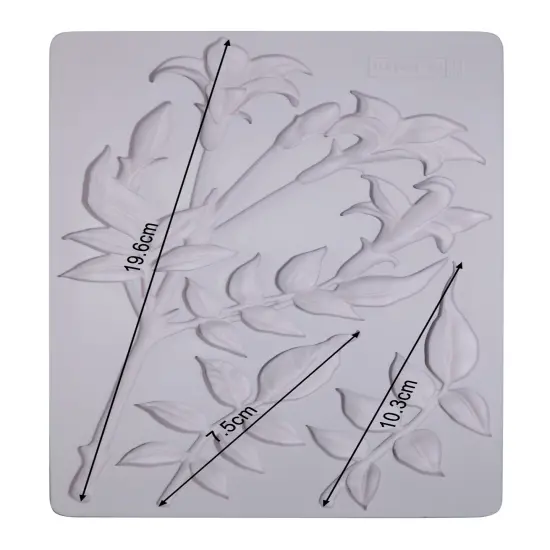 Redesign Decor Moulds&reg; - Lily Flowers - 8"x5", 8mm thickness Copyright #VA0002314255 {4}