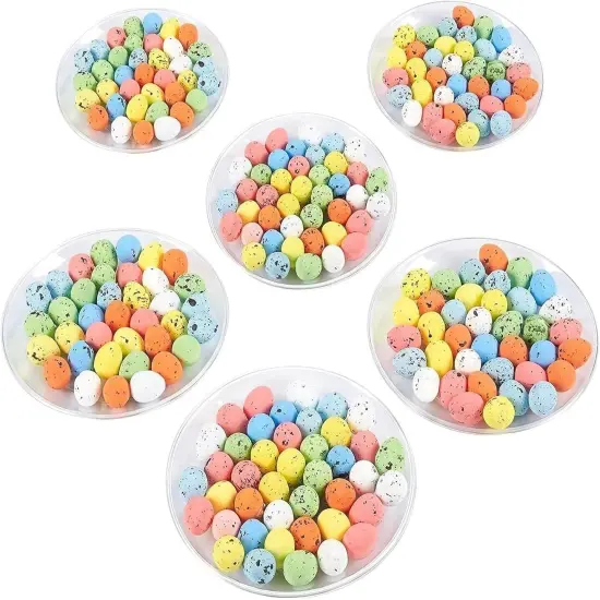 Mini Easter Eggs for Crafts, Foam Eggs for DIY Projects and Easter Decor (216 Pack) {1}