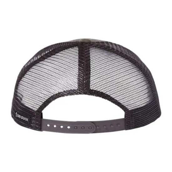 DRI DUCK&reg; Pique Trucker Cap Saddle/ Camo {8}