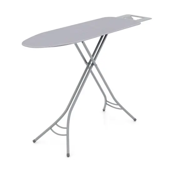 Foldable Ironing Board with Iron Rest and Adjustable Height Turquoise {8}