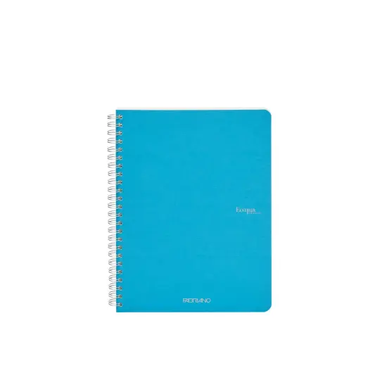 Fabriano Ecoqua Original Spiral-Bound Notebook, A5, 70 Sheets Turquoise {1}