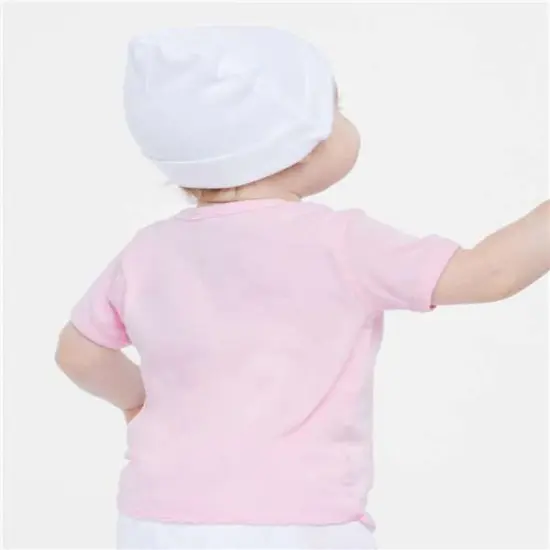 Rabbit Skins&reg; Infant Baby Rib T-Shirt-3400 White {5}
