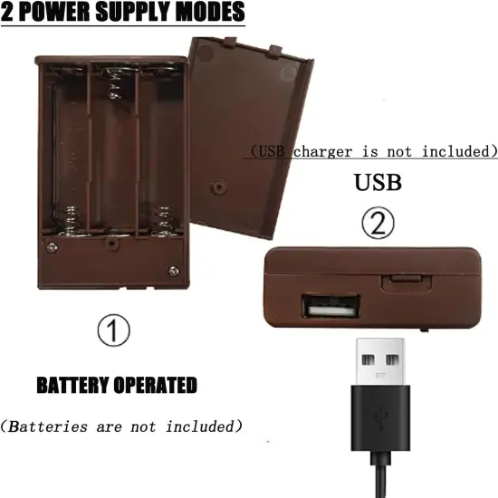 6FT 48 Warm White LED Lights Lighted Iced Christmas Garland {4}