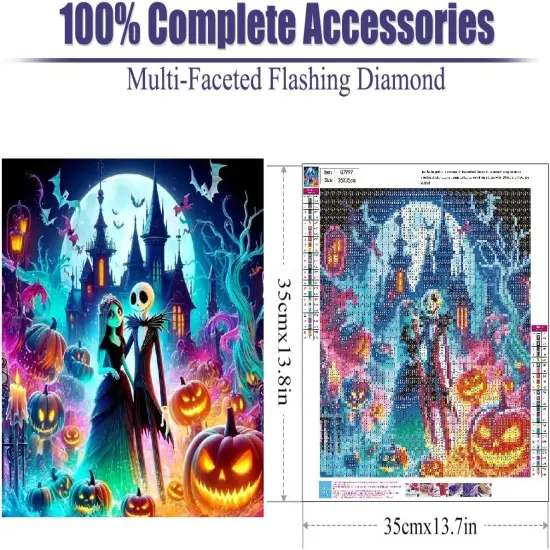 14x14inch - Halloween Diamond Art Painting Kits for Adults {2}