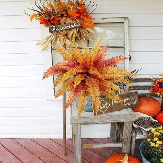 Artificial Fall Plants and Ferns for Outdoors {5}