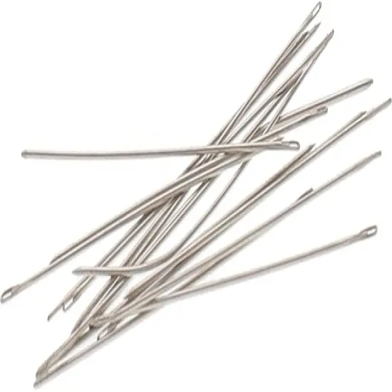 John James English Beading Needles - Size 12, Pack of 25 - Made in England - Use for Loom Weaving Beadwork, Off-Loom Stitching and Jewelry Making with Seed Beads {2}