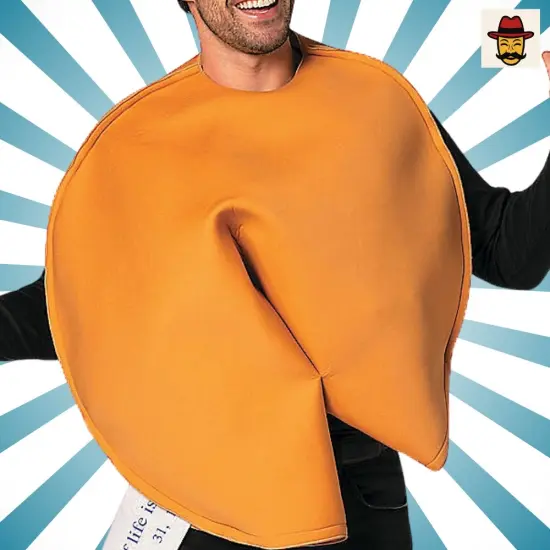 Fortune Cookie Costume Funny Food Tunic For Halloween Or Party Wear {4}