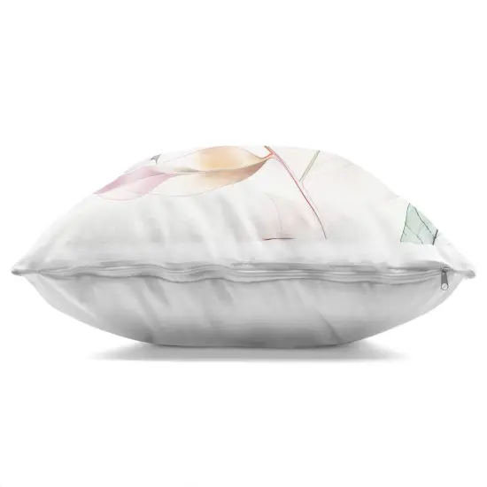 Stupell Industries Pastel Light Leaves Indoor Pillow, 18 x 7 x 18 {3}