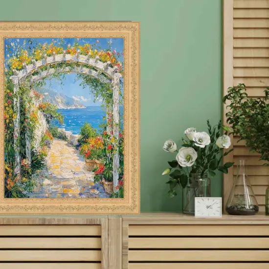 French Gold Leaf Ornate Picture Frame 20x28 frame {7}