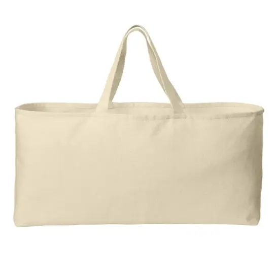 Port Authority&reg; Ideal Twill Jumbo Tote {7}