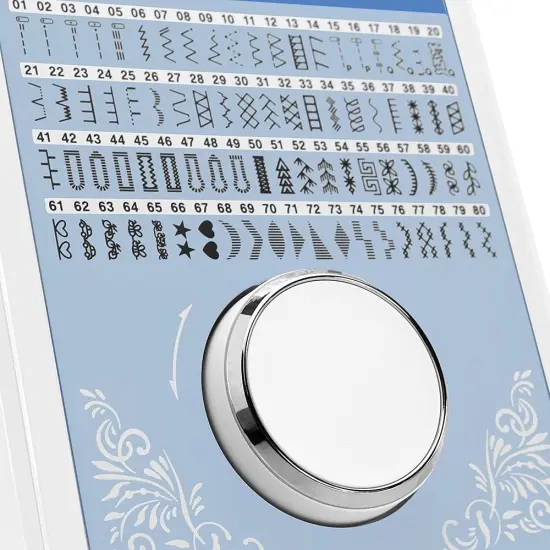 Brother Innov-is NS80E Computerized Sewing Machine w/Starter Package - Includes Brother 5 Sewing Foot Embellishment Pack + Mr. Vac & Mrs. Sew - Ready, Set, Sew Video {5}