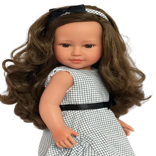 Meet Gabriella: The 18-Inch All-Vinyl Fashion Girl Doll with Long Brown Hair and Real Lashes {2}