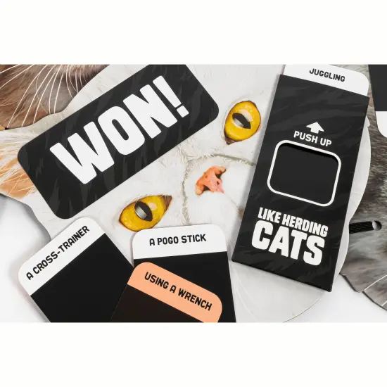 Professor Puzzle: Like Herding Cats - Charades-Style Acting Party Game, Mime Like Nobody's Watching While Wearing Cat Masks, Ages 10+, 3-10 Players {7}