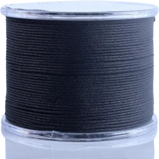 0.4mm Black Nylon String with Case for Bracelets,163 Yards Thin Braided Nylon Satin Cord for Jewelry Making, Beading,Chinese Knotting, Kumihimo, Macram&eacute; {1}