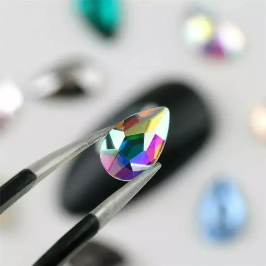 Mix Gems Rhinestones For Nail Art Craft +picking up pen+ stainless steel tweezer {3}