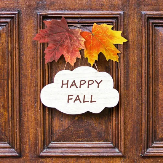 5.5 Inch - 72Pcs Fall Artificial Maple Leaves Table Autumn Decoration - 6 Styles {3}