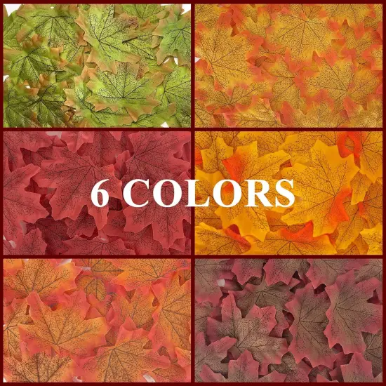 Artificial Fall Leaves Faux Autumn Leaves {1}