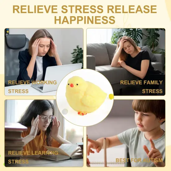 3 PCS Squishy Chicken Toys {5}