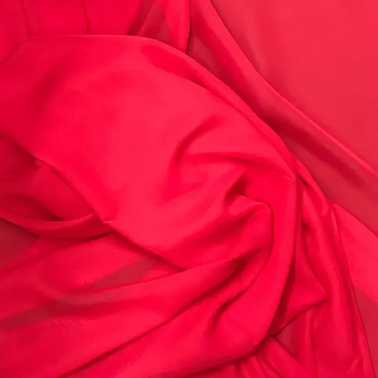 1 Yard Red Chiffon Fabric Lightweight Material For Sewing Dresses Veils Party Drapes Cosplay And Crafts 59/60 Inch Wide {2}