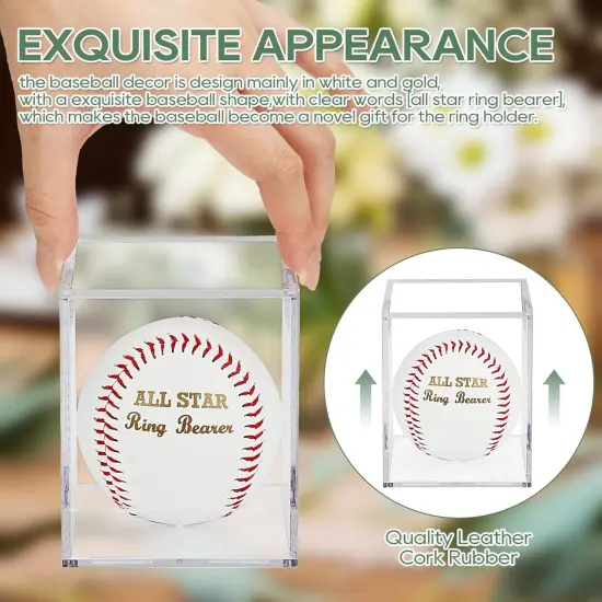 Baseball with Display Case All Star {2}