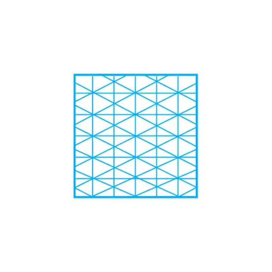 Clearprint 1000H 8.5" x 11" Design Vellum Pad with 30-Degree Isometric Fade-Out Grid, 16 lb., 100% Cotton, 50 Sheets/Pad {2}