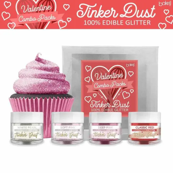 Gift Set - Valentine's Day Variety Edible Glitter Gift Set - 4PC Set {1}
