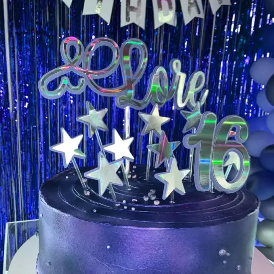 2 Pack 3.3x8.2 Feet Dark Blue Foil Fringe Backdrop Curtains, Tinsel Streamers for Ocean Birthday Party Decorations, Graduation, Halloween, Under The Sea, Disco Party {5}