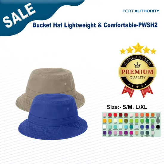 Port Authority&reg; Bucket Hat Lightweight & Comfortable Royal {2}