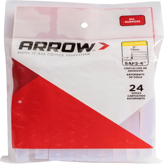 AP5 All Purpose Mini Glue Sticks for Hot Glue Guns, Use for High Temp and Low Temp Crafting, Hobbies, and General Repair Projects, 4-Inch by 1/2-Inch, Clear, 6-Pack {3}