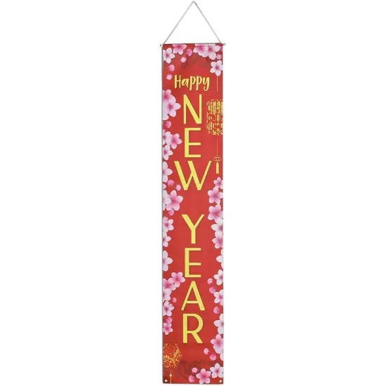 Chinese New Year Banner Party Decoration (Red, 2 Sizes, 3 Pieces) {4}