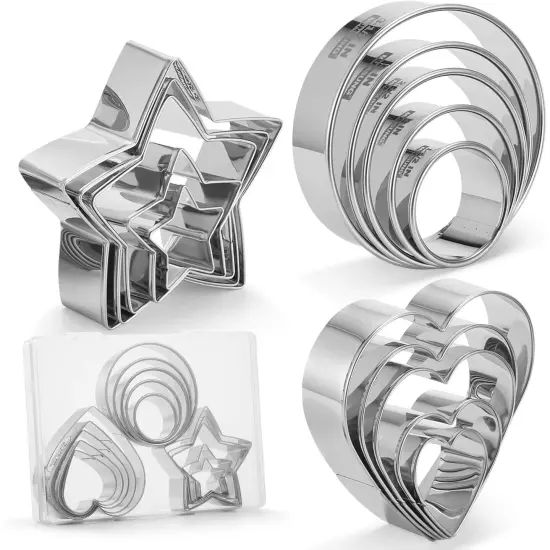 Mini Cookie Cutter With Set 30 Tiny Stainless Steel Cookie Stamps {2}