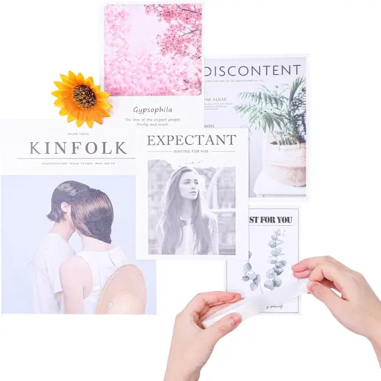 Clear Balloon Glue Points Removable Adhesive Dots Double Sided Glue Points Stickers Non Trace Adhesive Glue Tape for Craft Supplies Decoration, 500 Pieces Per Roll {5}