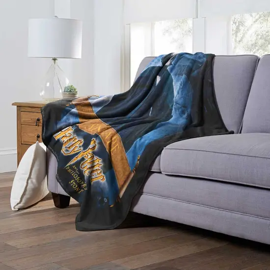 Warner Brothers Harry Potter Philosopher&rsquo;s Stone Silk Touch Throw Blanket Snape {3}