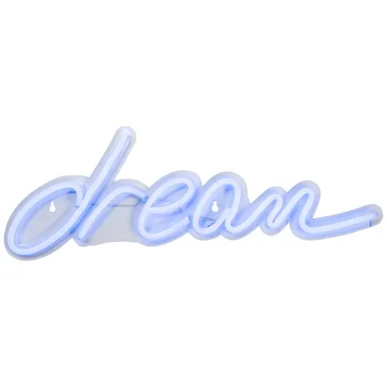 Northlight LED Dream Neon Lighted Wall Sign - 17" - Blue {3}