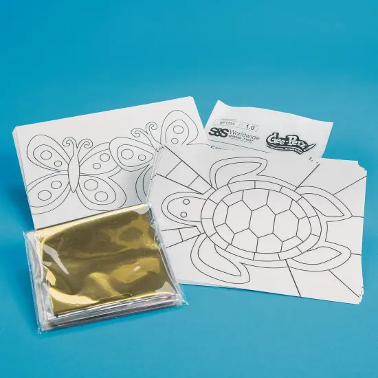 Foil Leaf Animals Craft Kit (Pack of 24) {3}