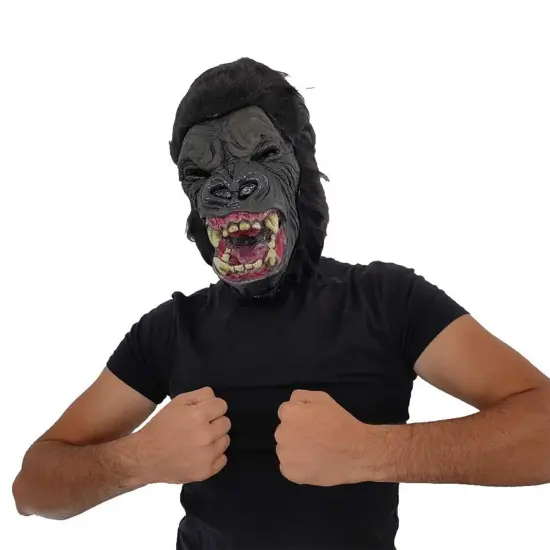 Rage Ape Adult Latex Costume Mask {6}