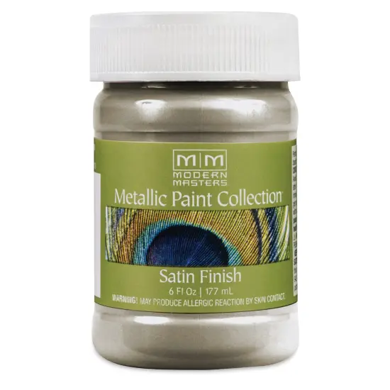 Modern Masters Metallic Paint - Champagne, 177 ml jar {1}