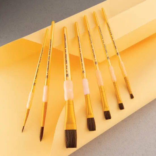 RCC 420 | Crafter's Choice&trade; 7pc Camel Hair Variety Brush Set {2}