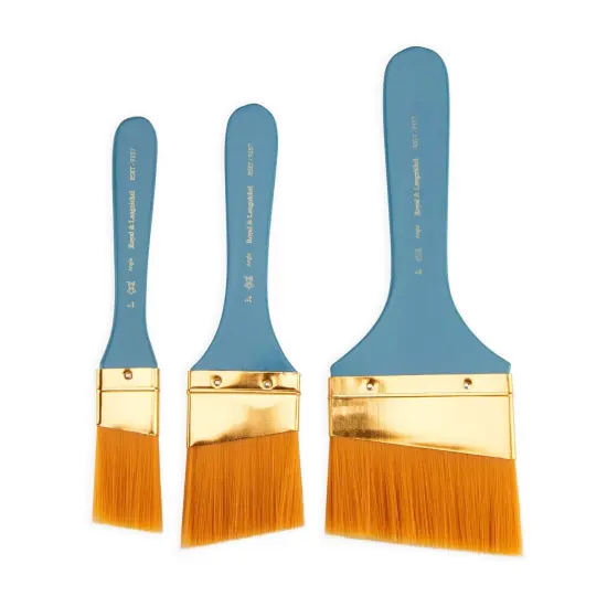 RSET-9357 | 3pc Golden Taklon Angular Large Area Brush Set {2}