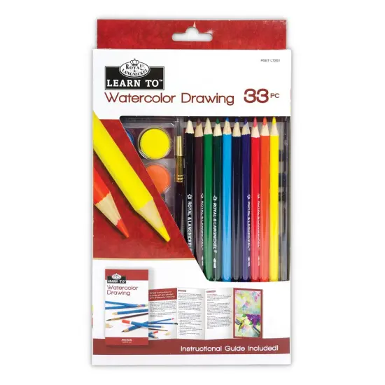RSET-LT251 | Learn To&trade; 33pc Watercolor Drawing Art Set {1}