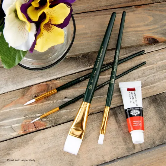 RSET-9142 | 4pc White Taklon Variety Brush Set {3}