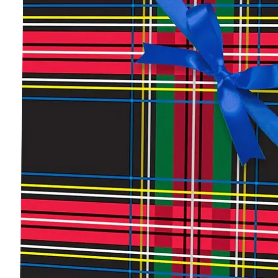 Plaid Christmas Wrapping Paper Rad Plaid 26 '' &times; 417 ' {4}