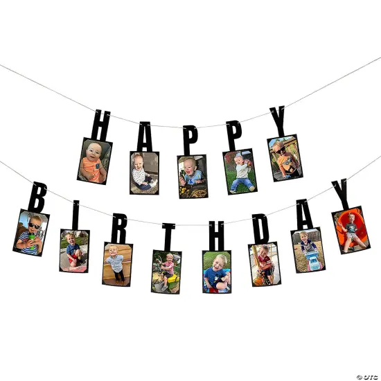 Happy Birthday Picture Garland 2 Pc {2}