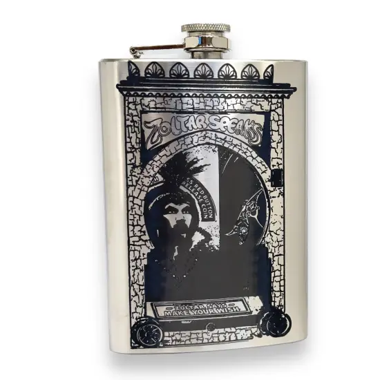 8oz Zoltar Speaks Stainless Steel Flask {1}