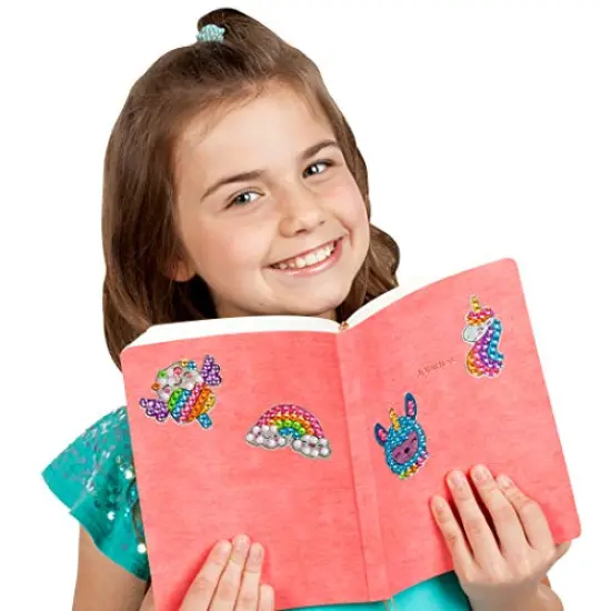 12 Pieces Creativity for Kids Big Gem Diamond Painting Kits: Magical Stickers and Suncatcher DIY Kit - Diamond Art for Kids, Unicorn Gifts for Girls Ages 6-8+ {4}