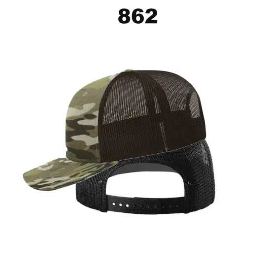 Richardson&reg; Tactical Trucker Cap Multicam / Coyote {3}