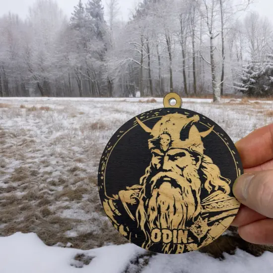 Ornament - Black - Odin {6}