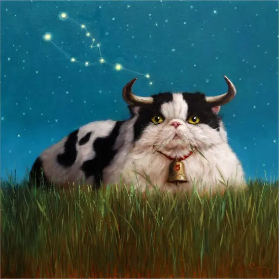 Taurus by Lucia Heffernan 12" x 12" Canvas Wall Art {2}