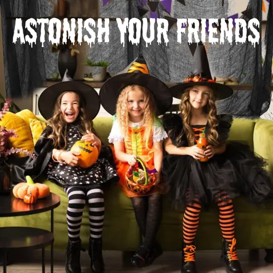 48 x 240 inc Halloween Creepy Cloth, Spooky Giant Cheese Cloth Tapestry for Halloween Party Supplies Decorations Outdoor Yard Home Wall Decor, Black {4}